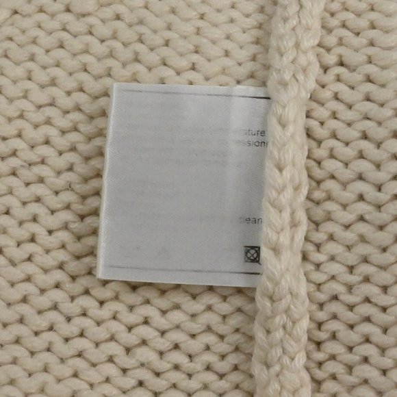 CHANEL Womens VTG Cream Cashmere Sweater Long Sleeve Chunky Knit Sz US 4 / IT 40 - Picture 10 of 10